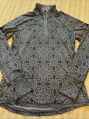 Ideology Charcoal Gray Athletic Quarter-Zip Pullover